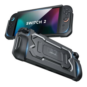 JSAUX �X�C�b�`2 �Ή��ی�P�[�X Nintendo Switch 2�Ή��J�o�[|����͌^�O���b�v�f�U�C���ŊȒP���E|TPU�f�ށE�l�ԍH�w����₷���E�����h�~�E�Ռ��z���E�g�ѕ֗��J�o�[|�u���b�N PC0118