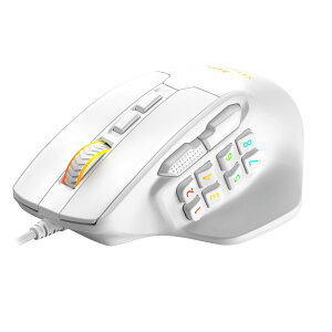 Red samurai �L���Q�[�~���O�}�E�X �� 15�{�^�� MMO/FPS�Ή� 12400DPI RGB���C�g �J�X�^�}�C�Y�\ �v���O�����L�[���� �z���C�g