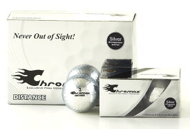 クロマックス chromax ボール メタリック3ボール 半ダース 半ダース(6個入り) シルバー
