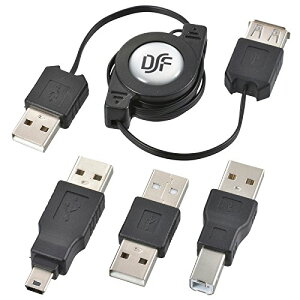 OHM USB�ϊ��R�l�N�^�[�Z�b�g A-A A-B A-miniB �L�k80cm PC-NUST-K 01-3357