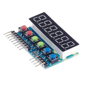 Fenteer 6����8�Z�O�����g�`���[�u LED�f�B�X�v���C���W���[�� �����u�����L���O��H���� TM1637 Arduino Raspberry PI �p