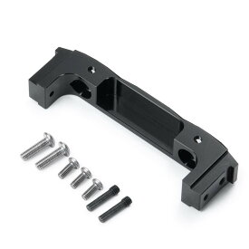 1 10 RCロッククローラー用パーツ ラジコンカー ブラスリアバンパーホルダーマウントシャーシブレースBumper Mount/BraceFor Axial SCX10 90046
