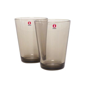 [�C�b�^��] iittala Kartio(�J���e�B�I) 2�Z�b�g �^���u���[ 400ml LINEN [���s�A���i]
