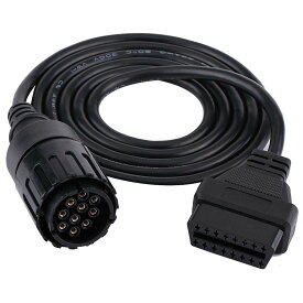 10ピンから16ピンOBD2診断ケーブルコネクターOBD2延長アダプターケーブル IC-OM-D オートバイ obd2 to 10ピン 10ピン obd2 オス obdlink バイク