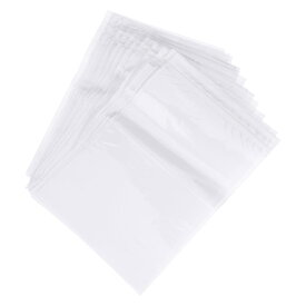 PATIKIL 6.7x10" クリアな梱包リスト封筒 50パック プラスチック製 防水 自己粘着式 サイドローディング はいそう用 送り状ラベルポーチスリーブ クリア