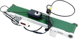 ミニ電動ベルトコンベア、50/70cm小型コンベアベルトPVCコンベア 自動販売機 トラック 貨物レーン コンベア ベルト、光電式カウント付き~/