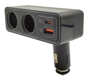 2USB�|�[�g �yType-C×1�|�[�g(PD�Ή�)+USB-A×1�|�[�g(QC�Ȃǋ}���[�d�Ή�)�z+�A�N�Z�T���[�\�P�b�g2�t�� �_�C���N�g�^�C�v �n�C�X�s�[�h�ŉ��K�[�d�\ �^�u���b�g��X�}�z3�䓯���[�dOK!