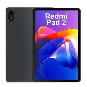 For Redmi Pad 2 �P�[�X �J�o�[ �yKUROMORO�z 11�C���` �ی�P�[�X TPU�f�� �y�� ���^ �C�菝�h�~ �w��h�~ �ϏՌ� ���ϖh�~ Redmi Pad 2 �p �P�[�X (�u���b�N)