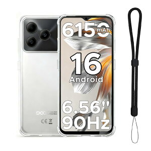 For DOOGEE Note56 �P�[�X �N���A �ی�J�o�[ �yHASADEDE�z �w��h�~ TPU�f�� �_�炩����G�� �X�N���[�� & �J�����ی� �l�p�G�A�o�b�O�����h�~ �ϏՌ� �y�E���^ ���ϖh�~ �C�菝�h�~ DOOGEE Note56 �J�o