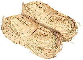 300g 天然ラフィア、ラフィアリボン、クラフト、ウィービング、ブーケの装飾、合計6 x 50 g
