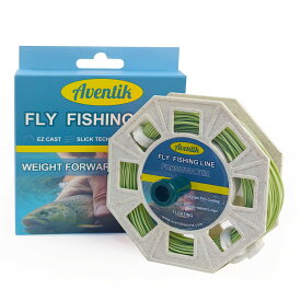 Aventik ProWeight WF フローティングフライフィッシングライン 溶接ループ ウェイトフォワード 淡水 トラウトフライラインキット WF 3 4 5 6 7 8 ローストレッチ スリックコーティング 正確なキャ