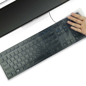 YongMai �L�[�{�[�h�J�o�[ Dell KM636 KB216 ���C�����X�L���L�[�{�[�h�ADell Optiplex 5250 3050 3240 5460 7450 7050/Dell Inspiron AIO 3475 3670 3477 �V���R���f�X�N�g�b�v�R���s���[�^�L�[�{�[�h�X�L��