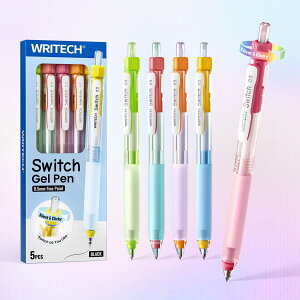 WRITECH �m�b�N���Q���C���N�y��:0.5mm �u���b�N�C���N�X�C�b�` �É��ƃJ�`�b�Ƃ����\�t�g�O���b�v�̍׎��y���B