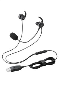 �G���R�� �L���w�b�h�Z�b�g USB �}�C�N�t�� �C���i�[�C���[ �J�i���^ ���� �u���b�N ECHS-EP21SUBK