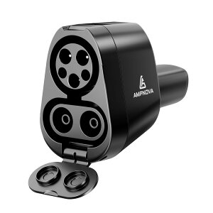 Ampnova Tesla �X�[�p�[�`���[�W���[�A�_�v�^�[ Pro (2025) 2-in-1 CCS1 & J1772 to NACS [CCS1 500V DC250KW] �������[�d�ATesla�S���f��(Y/3/S/X)�Ή� ���x��1/2/3�X�e�[�V�����œ���