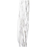ドライフラワー 三又 シロ 約L100.0cm 5本入