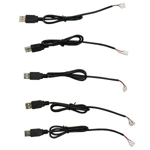 VSDISPLAY USB �P�[�u�� 560123-0400 �V���[�Y 4�� 2mm �R�l�N�^ 5V DC�d�������P�[�u�� ����50cm 5�{