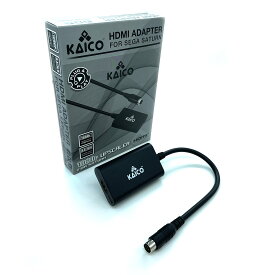 Kaico SEGA Saturn 1080p HDMI Adapter - For use with Sega Saturn - Supports S Video output – Supports PAL and NTSC Consoles – Aspect Ratio Switch for 16:9 or 4:3