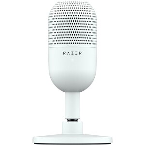 Razer ���C�U�[ Seiren V3 Mini White �R���f���T�[�}�C�N ���R���p�N�g�݌v �^�b�v���~���[�g�Z���T�[ �Q�[�~���O�}�C�N USB �}�C�N �z�M �Z�C���[�� �u�C�X���[ �~�j �z���C�g