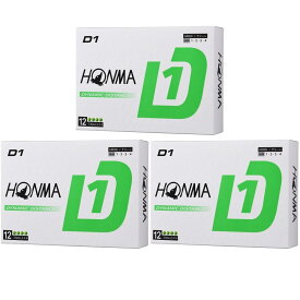 本間ゴルフ HONMA ボール D1 ボール 3ダースセット 3ダース(36個入り) グリーン