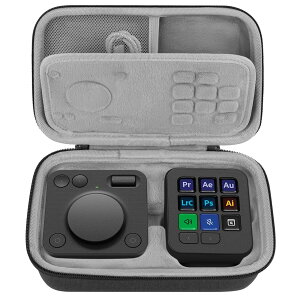 Geekria Creative Console �L�������O�P�[�X�A���W�N�[�� Logicool MX Creative Console �Ή��n�[�h�V�F���ی�g���x���o�b�O (�_�[�N�O���[)