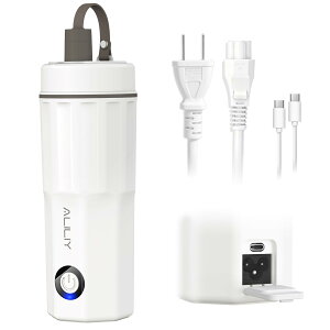 Aliliy �d�C�P�g�� �|�[�^�u�� �g���x���P�g�� ���^ 380ML 100V 300W �����d�� 2WAY���d Type-C���d�ŕۉ�