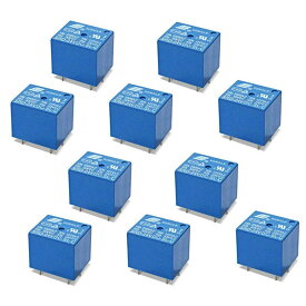 12V DC 10A ミニパワーリレー 5 ピン 10 個セット