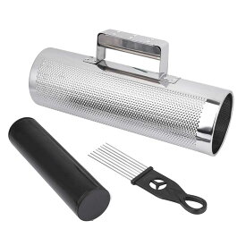 打楽器 サンドシリンダーパーカッション キッズ向け 音楽教育おもちゃ 子供向け メタルギロ 快適なグリップ スクレーパー付属 パーカッション ギロ 伴奏楽器 贈り物