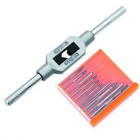 11個セット m1-m3.5 タップセット タップハンドル付き タップダイセット 接続タップハンドルセットツール タップドリルセット