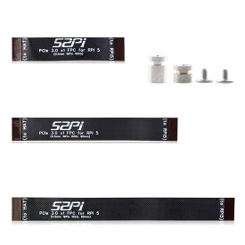 16ピン 0.5mm ピッチ PCIe FPC ケーブル 40mm/60mm/80mm 5 & PCIe M.2 M-Key NVMe SSD 周辺機器ボード用
