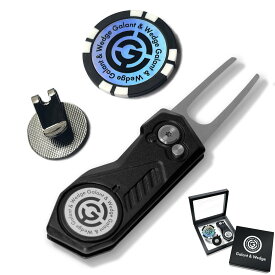 ゴルフマーカー マグネットハットクリップ 格納式グリーンフォーク プレゼント