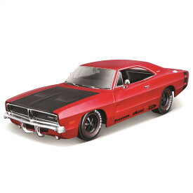 1/25 ダッヂ チャージャー R/T 1969 レッド カスタム クラシックマッスル ミニカー ダイキャストカー 完成品