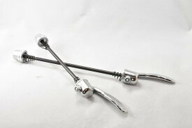 クイックリリース 前後セット シルバー フロント100mm&リア135mm用
