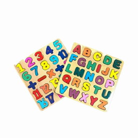 【遊びながら学ぶ】 【カラフルで楽しい】 知育玩具 アルファベット 数字 パズル 木製 英数字 ペアボード 子ども 子供 パネル 組み合わせ 英語 おもちゃ 勉強 発育 発達 教育玩具 教養 積み木 計算 算数パズル 英語パズル 幼稚園児 保育園 幼児