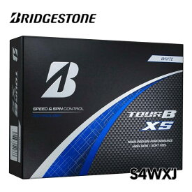 BRIDGESTONE GOLF TOUR B XS ゴルフボール ブリヂストンゴルフボール tour b xs ツアー BX 2024年モデル 1ダース ホワイト まっすぐ飛ぶ 12球 飛距離 スピン系 3ピース ソフト プレゼント 贈答品 クリスマス ハイスピード インナーカバー 乗り感 S4WXJ