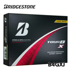 BRIDGESTONE GOLF TOUR B X ゴルフボール ブリヂストンゴルフボール tour b x ツアー BX 2024年モデル 1ダース パールホワイト まっすぐ飛ぶ 12球 飛距離 スピン系 3ピース しっかり プレゼント 贈答品 クリスマス ハイスピード インナーカバー 乗り感 B4GXJ