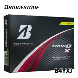 BRIDGESTONE GOLF TOUR B X ゴルフボール ブリヂストンゴルフボール tour b x ツアー BX 2024年モデル 1ダース イエロー まっすぐ飛ぶ 12球 飛距離 スピン系 3ピース しっかり プレゼント 贈答品 クリスマス ハイスピード インナーカバー 乗り感 B4YXJ