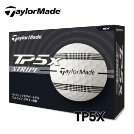 テーラーメイド ゴルフ Taylor Made Golf ゴルフボール TP5x Stripe ストライプ ボール ホワイト