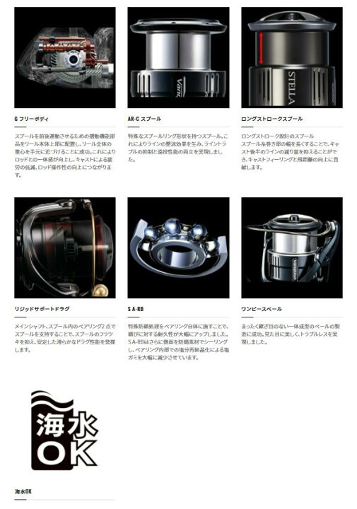 楽天市場】シマノ/SHIMANO 22 ステラ C2000S ［STELLA C2000S 