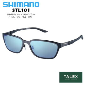SHIMANO/シマノ×TALEX STL101 偏光グラス UJ-101V マットスモークグレー/トゥルービューブルーミラー