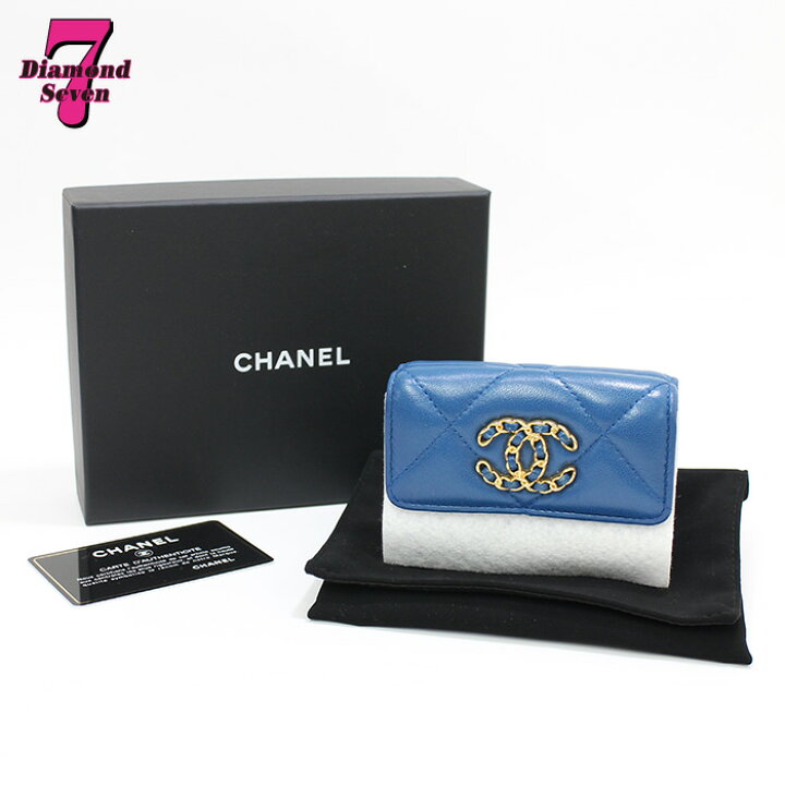 楽天市場】【中古】【美品】CHANEL シャネル19 Wフラップ スモール 