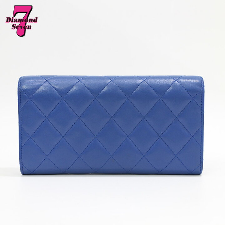 楽天市場】【中古】【美品】CHANEL シャネル マトラッセ 二つ折り長 