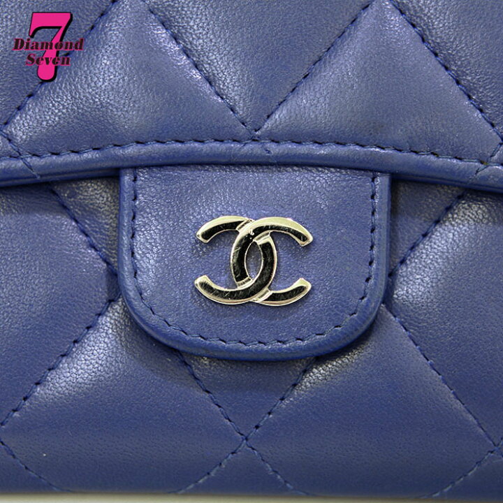楽天市場】【中古】【美品】CHANEL シャネル マトラッセ 二つ折り長  