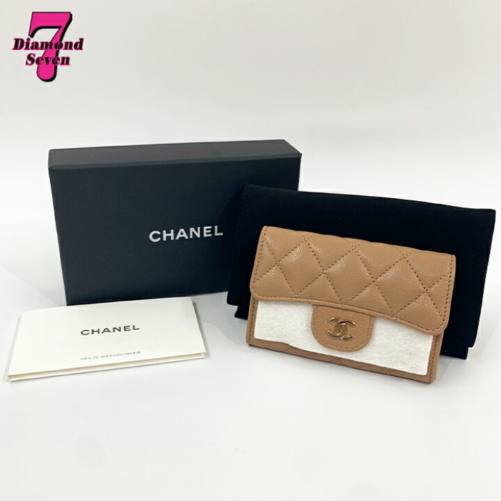 楽天市場】【中古】【未使用】CHANEL シャネル マトラッセ カード 