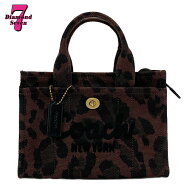 【中古】COACH コーチ カーゴ トートバッグ 20 レオパード プリント2wayバッグ ハンドバッグ ショルダー…