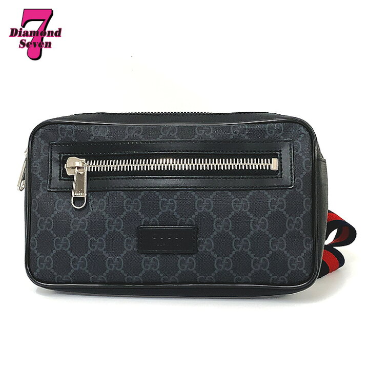 楽天市場】【中古】【美品】GUCCI グッチ GGスプリーム ボディバッグ  