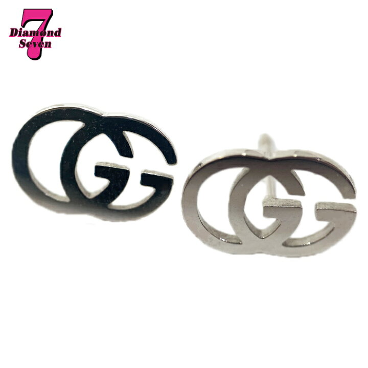 楽天市場】【中古】【美品】GUCCI グッチ GG スタッズ ピアス 750 