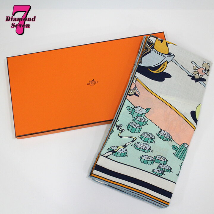 楽天市場】【中古】【未使用】 HERMES エルメス カレ140 カレジェアン 