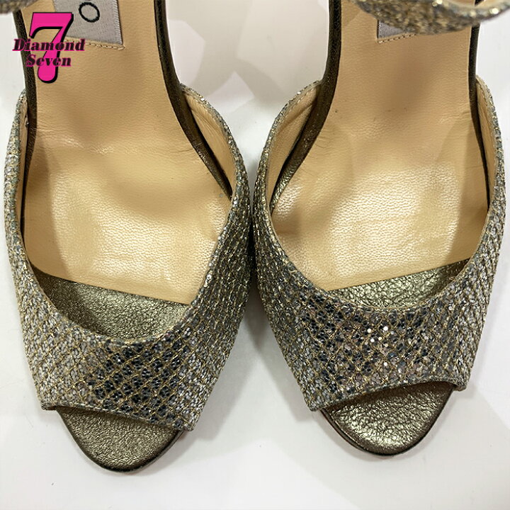 楽天市場】【中古】Jimmy Choo ジミーチュウ グリッター ヒール  
