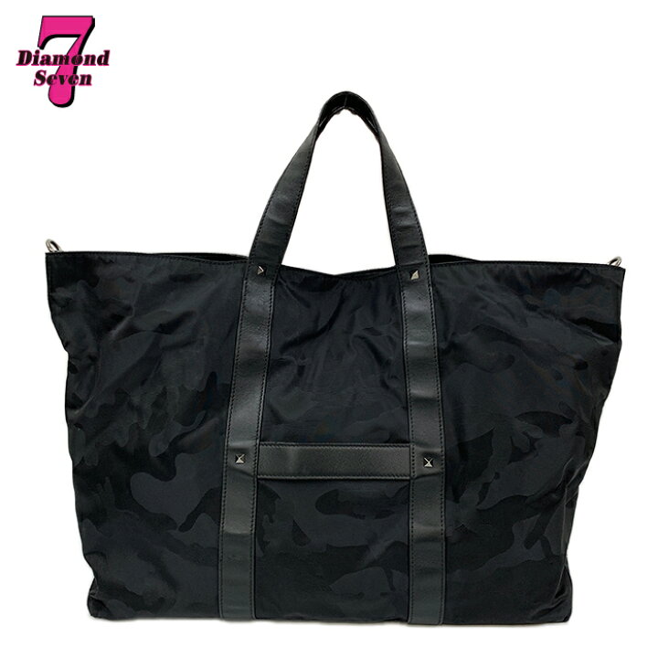 楽天市場】【中古】VALENTINO VLTNO ヴァレンティノ ナイロン トート 